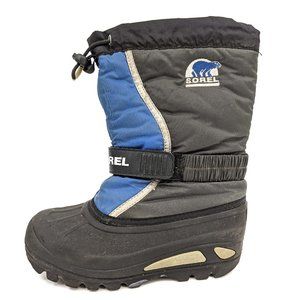 Sorel Toddler Flurry Boots Felt Liners Blue Gray